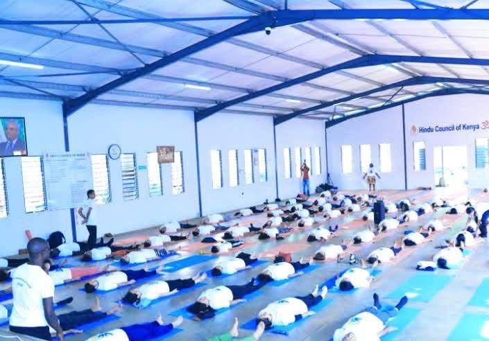 Yoga at Hindu Council of Kenya img - 3