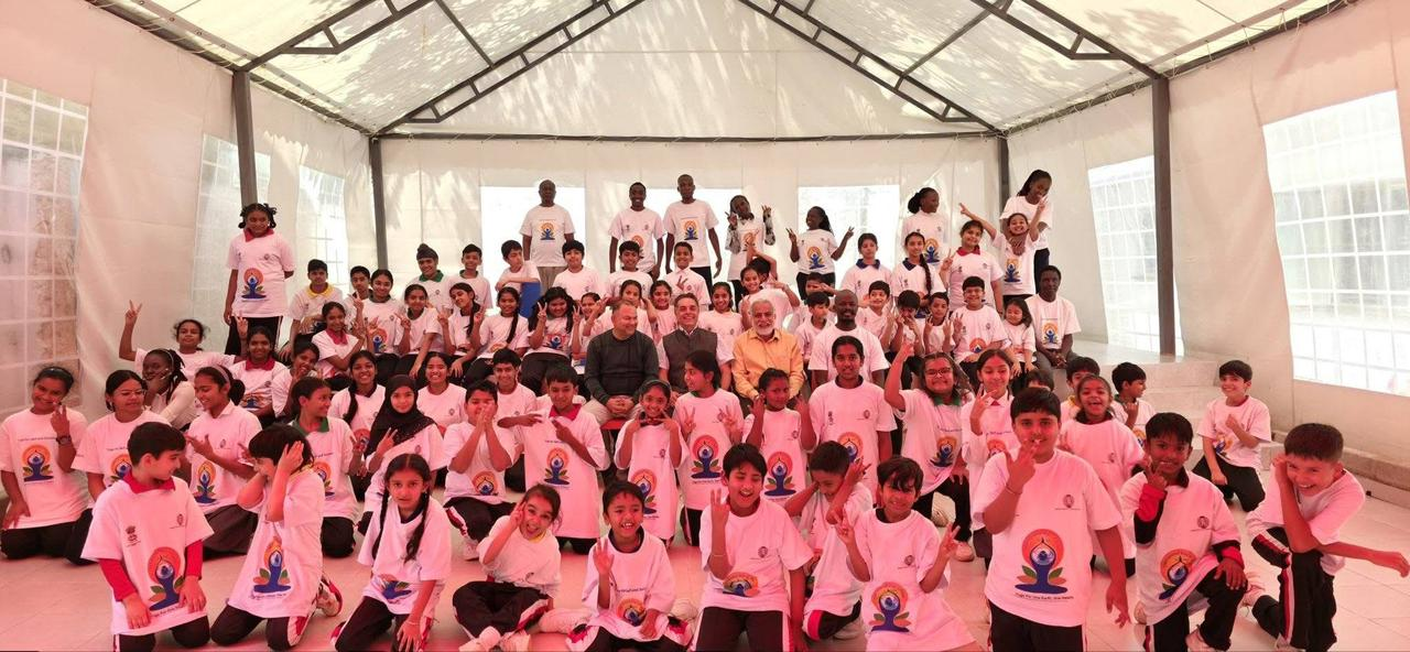 Yoga at Indian Public School img - 1