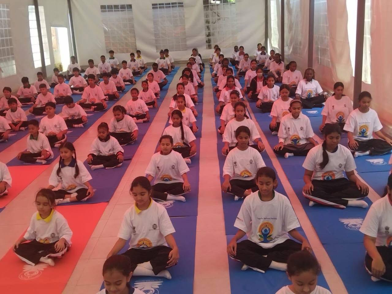 Yoga at Indian Public School img - 2
